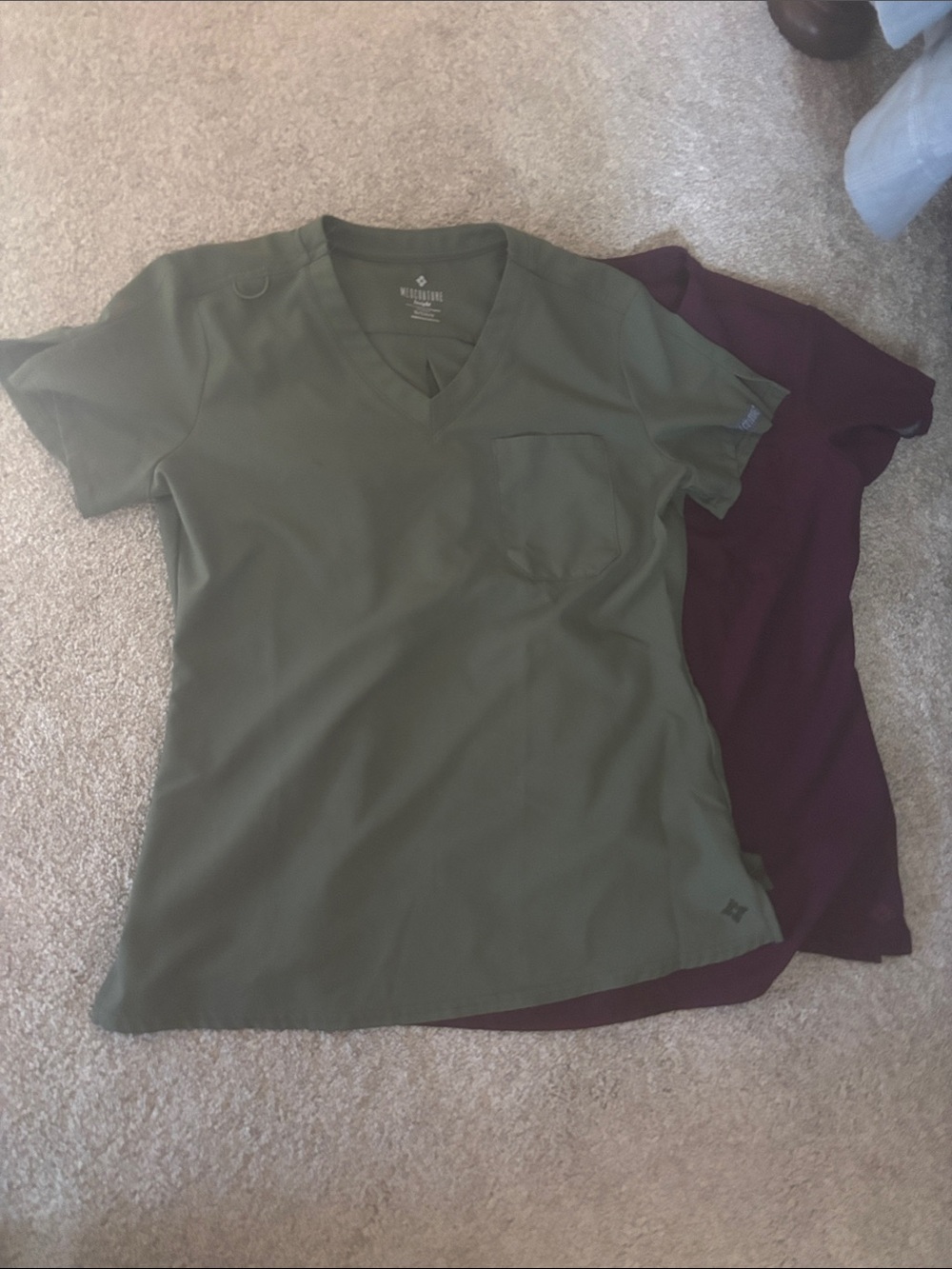 *2 scrub tops* Med Couture insight size S
